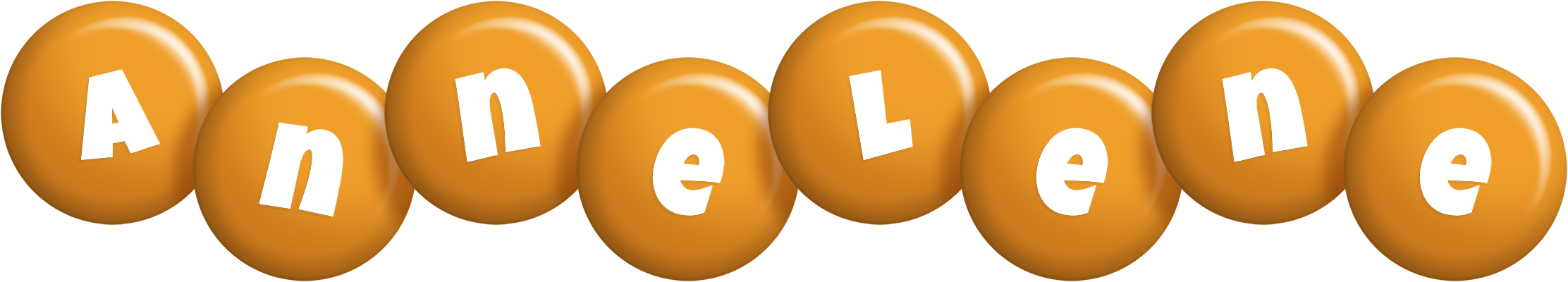 Annelene candy-orange logo