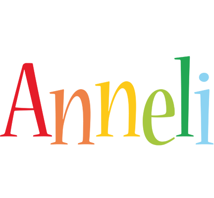 Anneli birthday logo