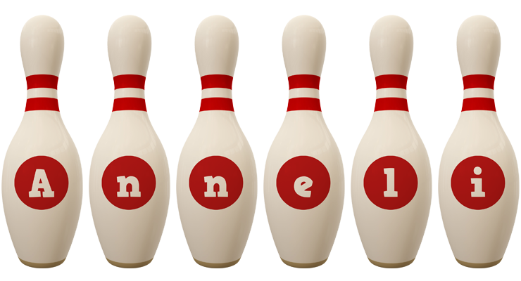 Anneli bowling-pin logo