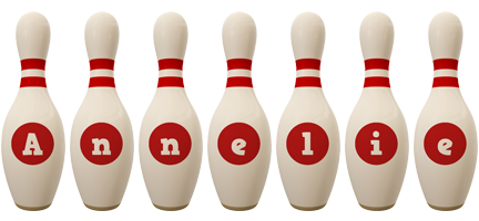 Annelie bowling-pin logo