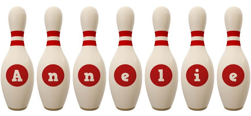 Annelie bowling-pin logo