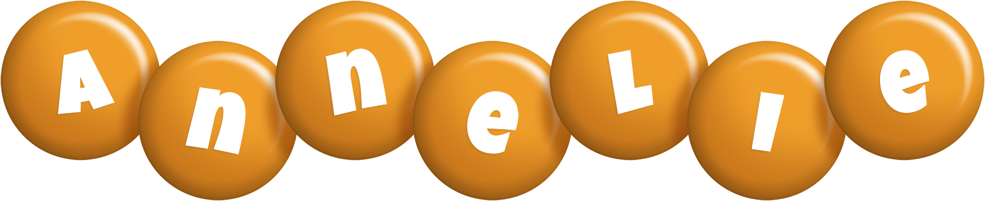 Annelie candy-orange logo