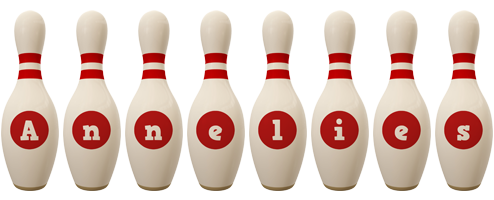 Annelies bowling-pin logo