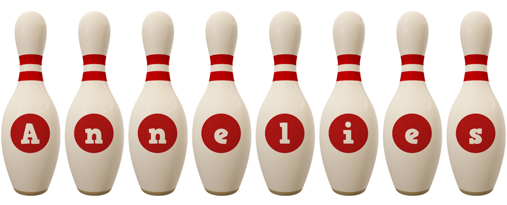 Annelies bowling-pin logo