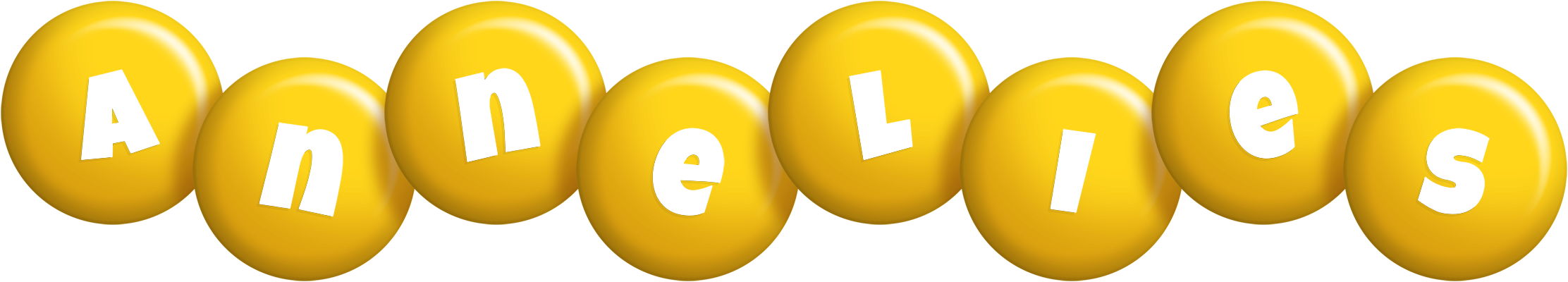 Annelies candy-yellow logo