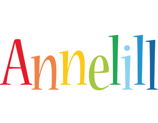 Annelill birthday logo