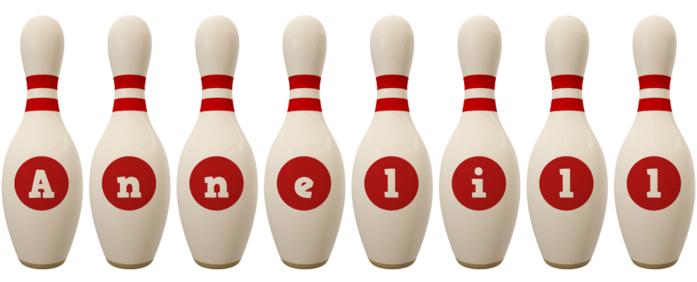 Annelill bowling-pin logo