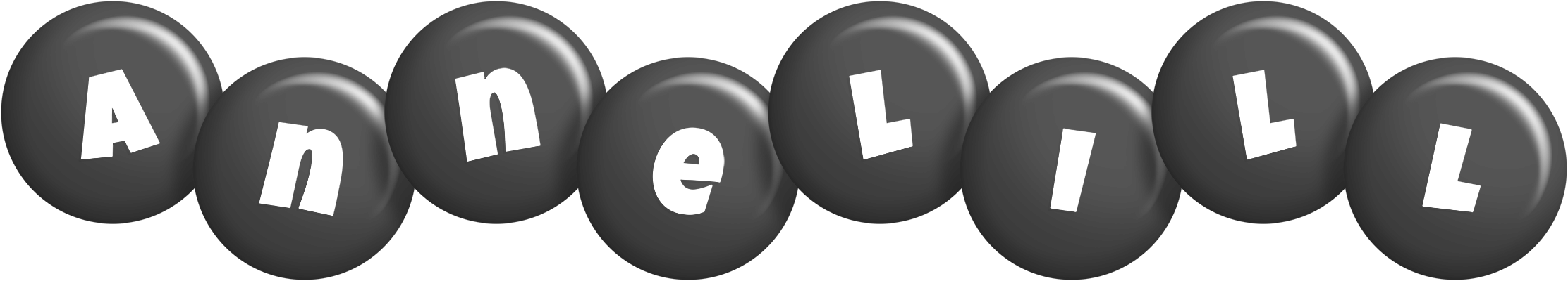Annelill candy-black logo
