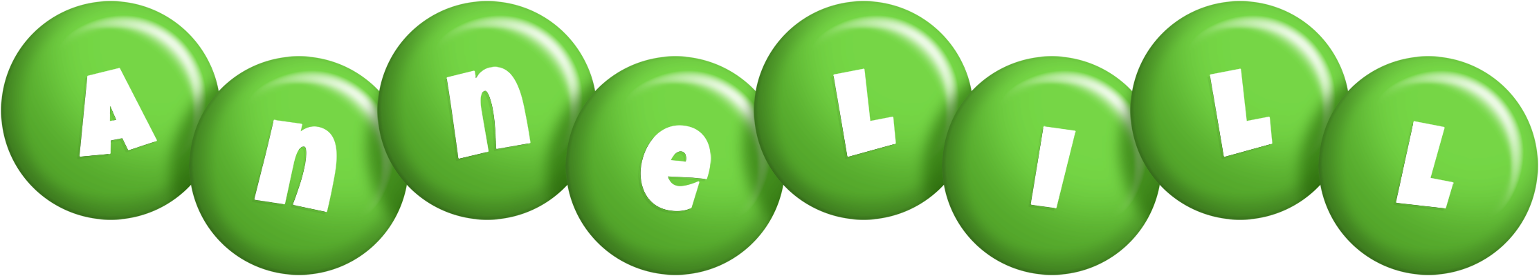 Annelill candy-green logo