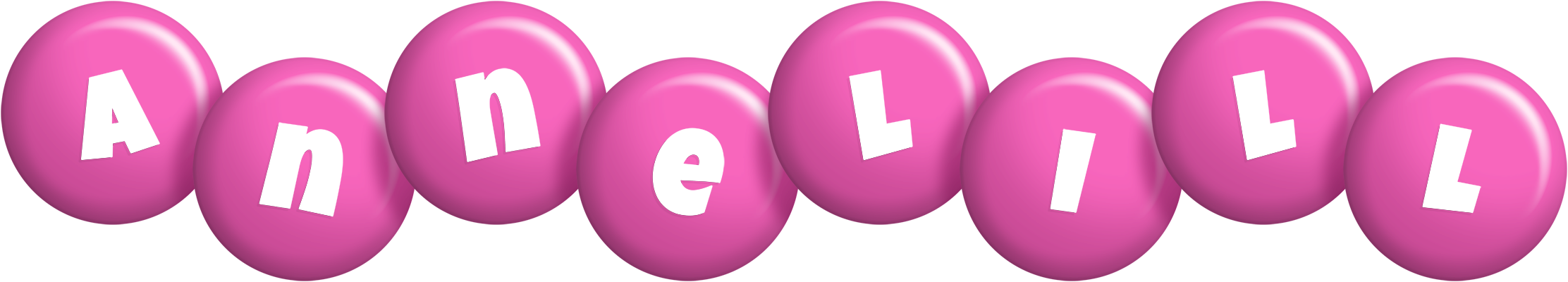 Annelill candy-pink logo