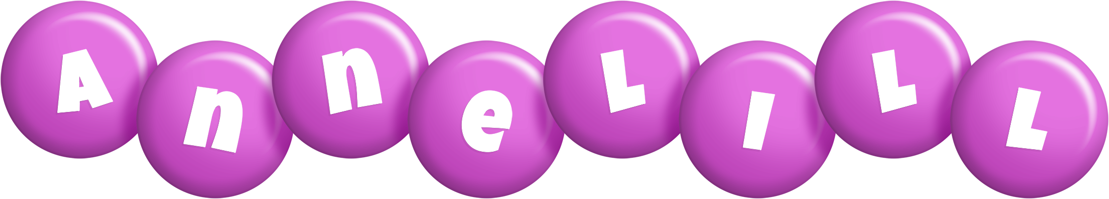 Annelill candy-purple logo