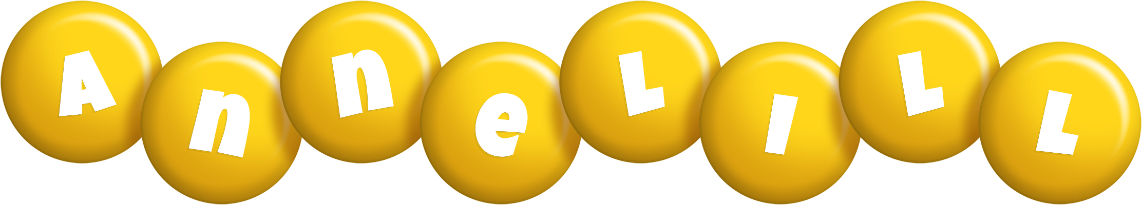 Annelill candy-yellow logo