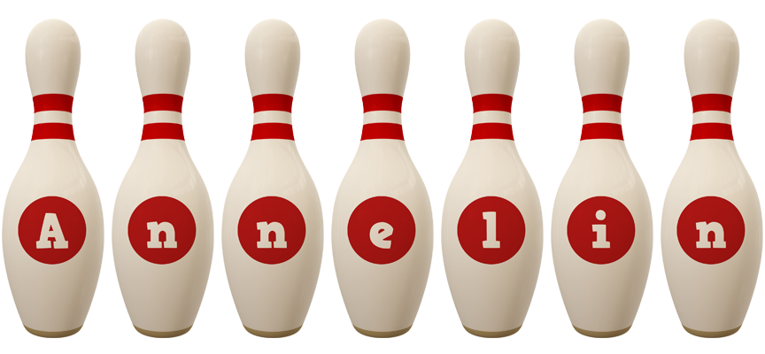 Annelin bowling-pin logo