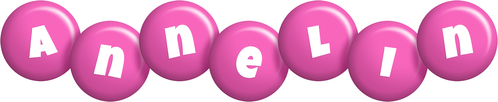 Annelin candy-pink logo