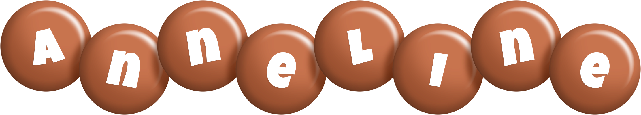 Anneline candy-brown logo