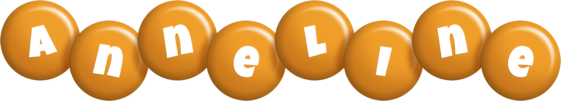 Anneline candy-orange logo