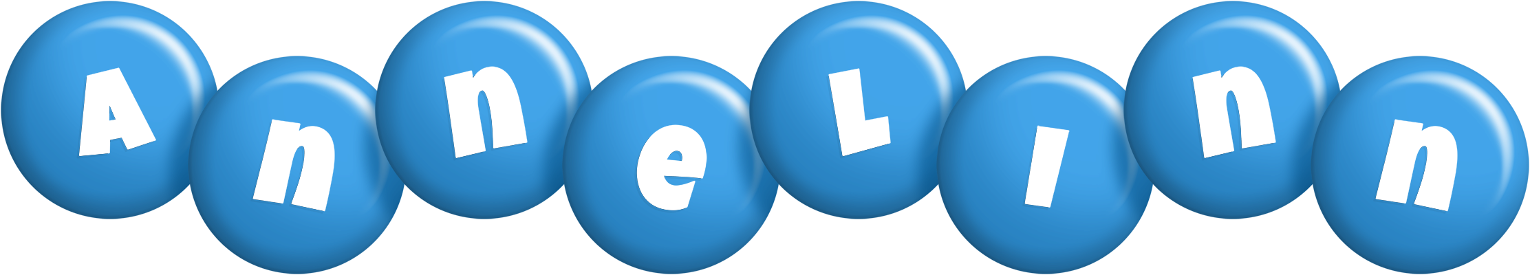 Annelinn candy-blue logo
