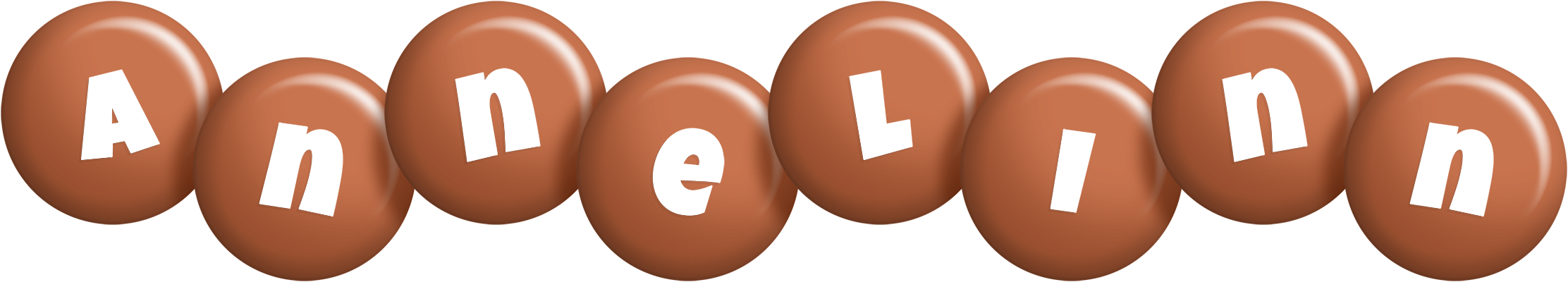 Annelinn candy-brown logo