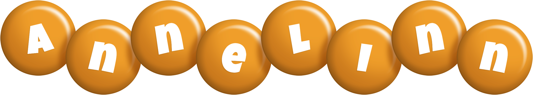 Annelinn candy-orange logo