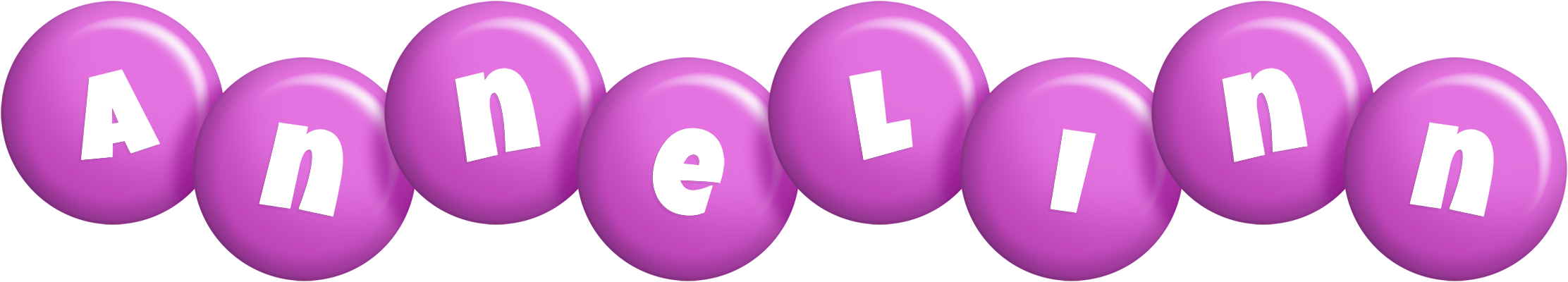 Annelinn candy-purple logo