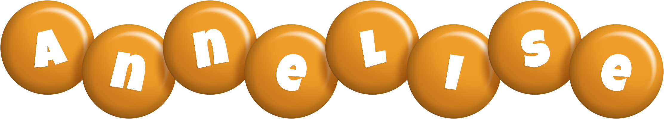 Annelise candy-orange logo
