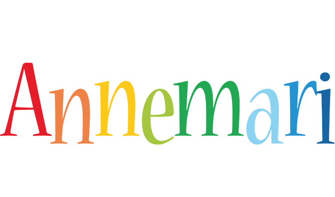 Annemari birthday logo