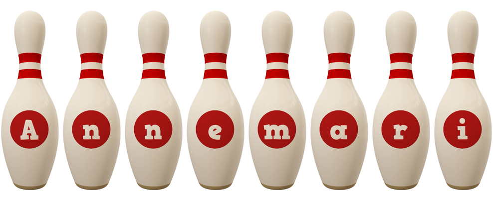 Annemari bowling-pin logo