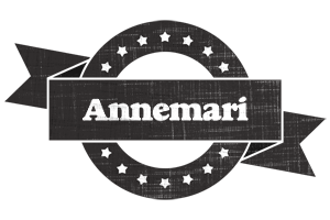 Annemari grunge logo