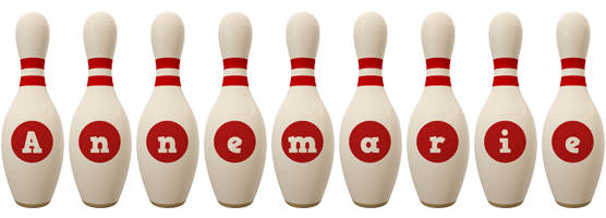 Annemarie bowling-pin logo