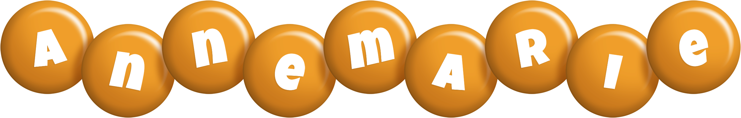 Annemarie candy-orange logo