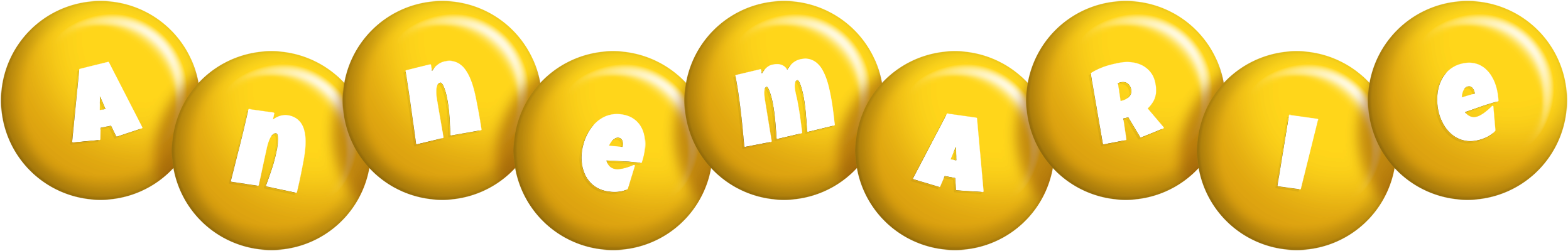 Annemarie candy-yellow logo