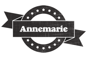 Annemarie grunge logo