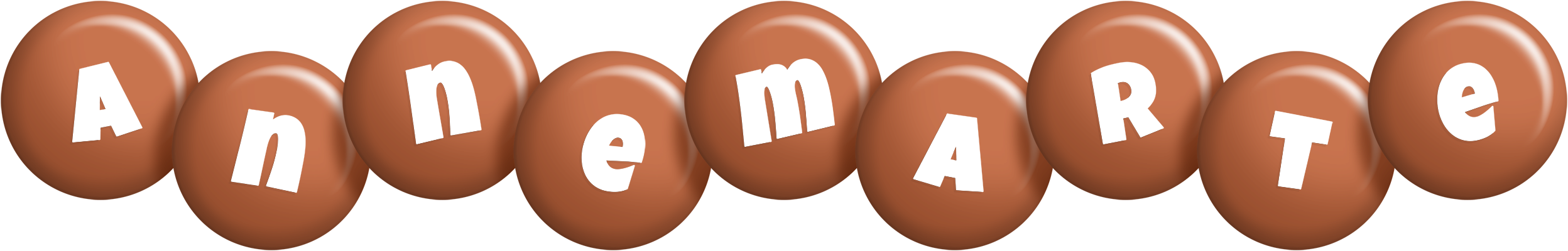 Annemarte candy-brown logo