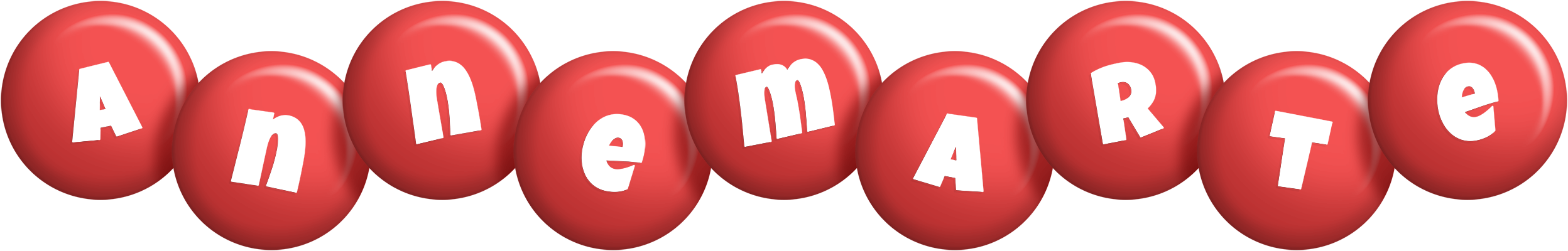 Annemarte candy-red logo