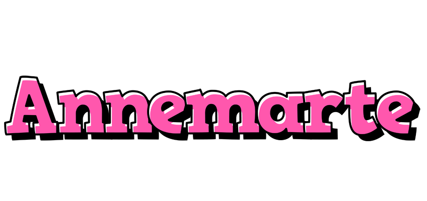 Annemarte girlish logo