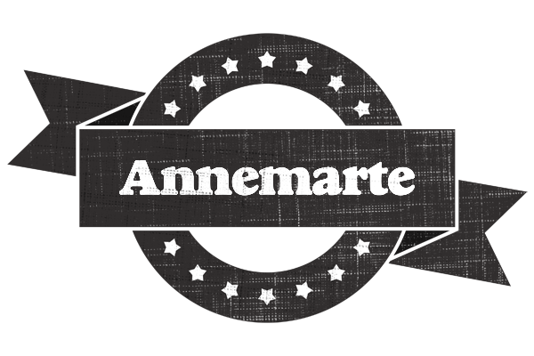 Annemarte grunge logo