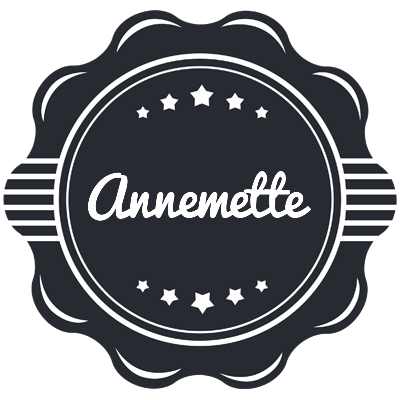 Annemette badge logo
