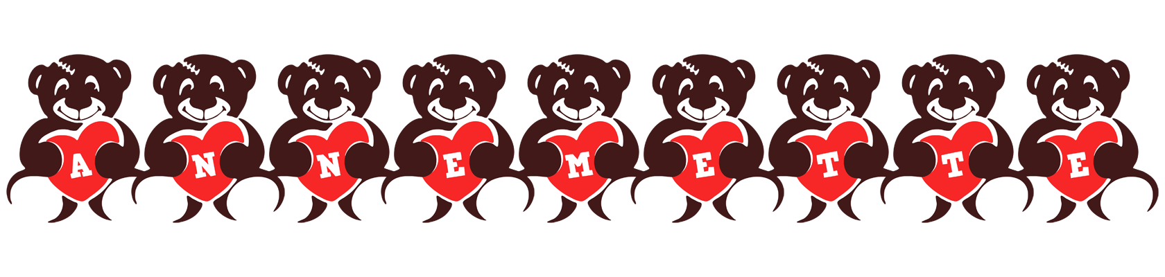 Annemette bear logo