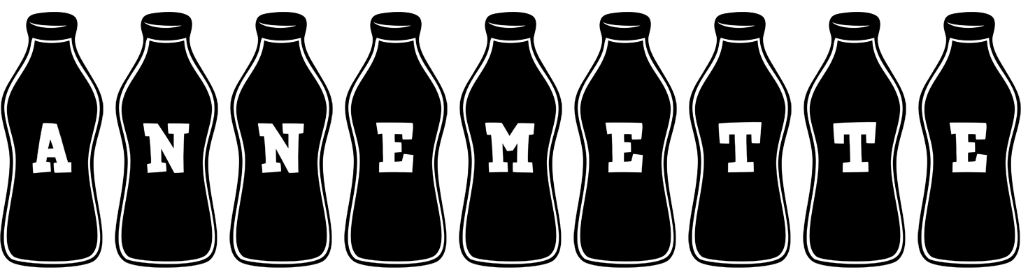 Annemette bottle logo
