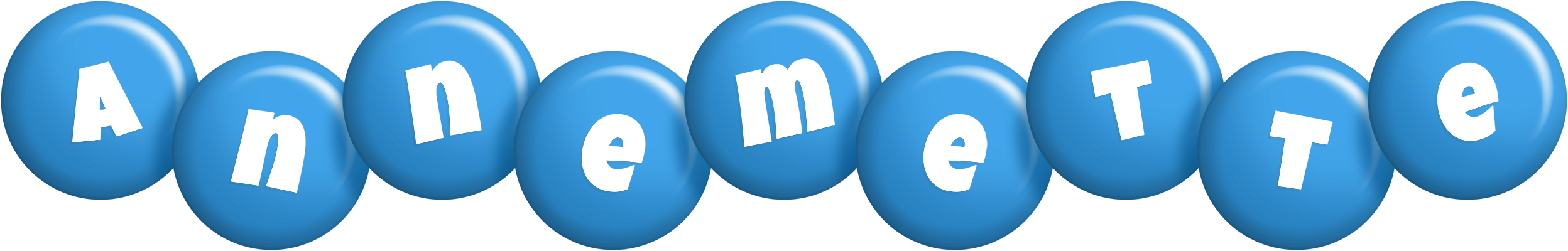 Annemette candy-blue logo