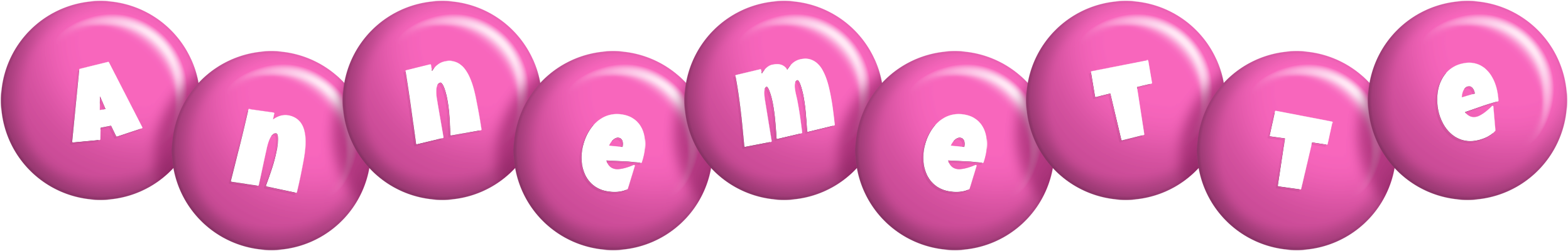 Annemette candy-pink logo