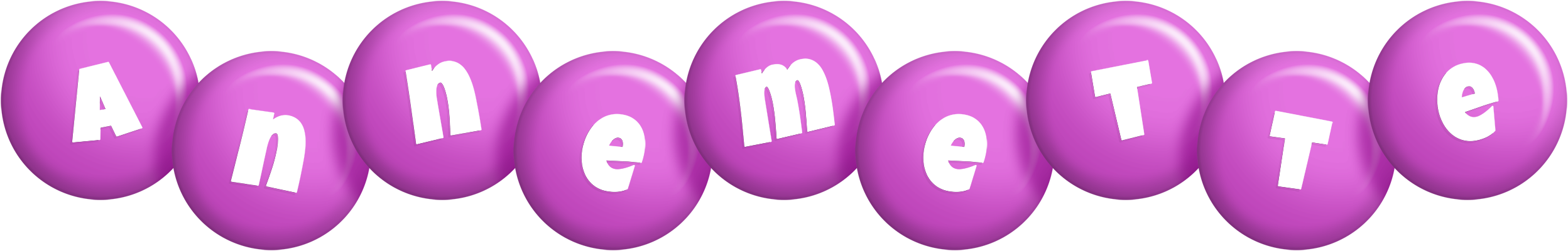 Annemette candy-purple logo