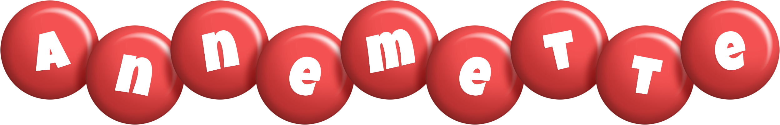 Annemette candy-red logo