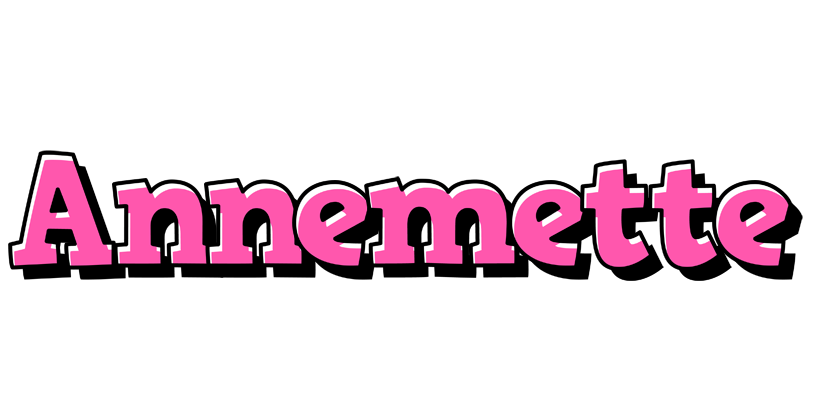 Annemette girlish logo