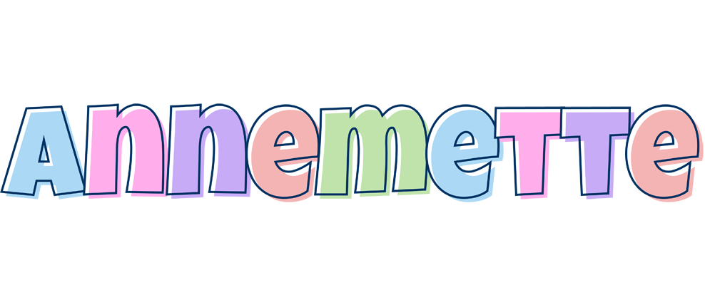 Annemette pastel logo