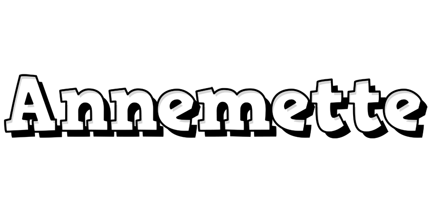 Annemette snowing logo