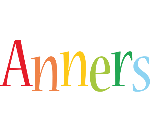 Anners birthday logo