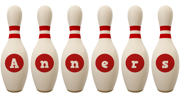 Anners bowling-pin logo