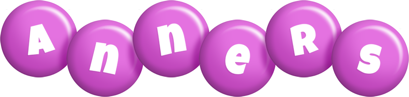 Anners candy-purple logo
