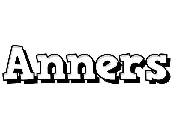 Anners snowing logo